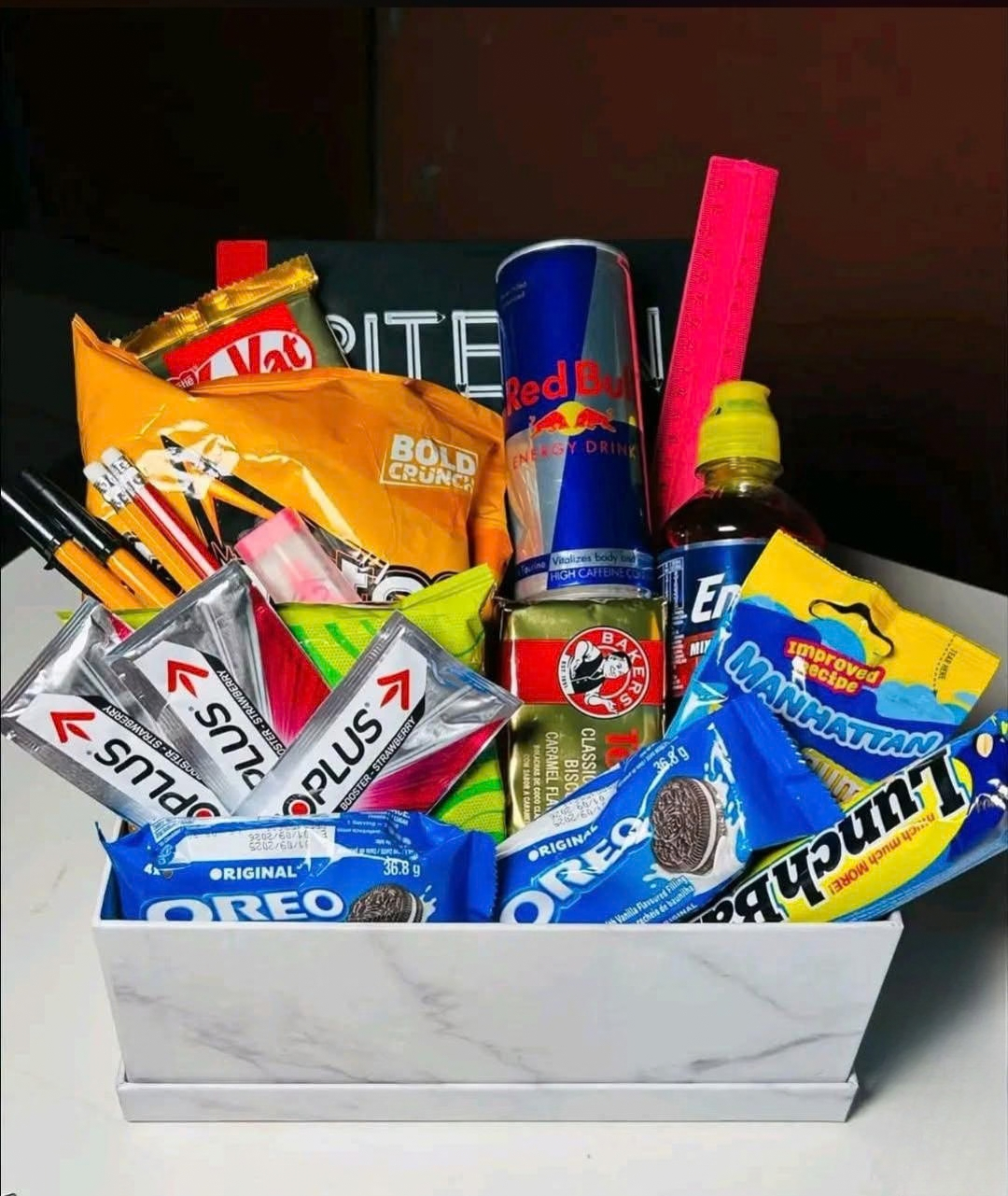 Exam Boost Box hamper presentation example